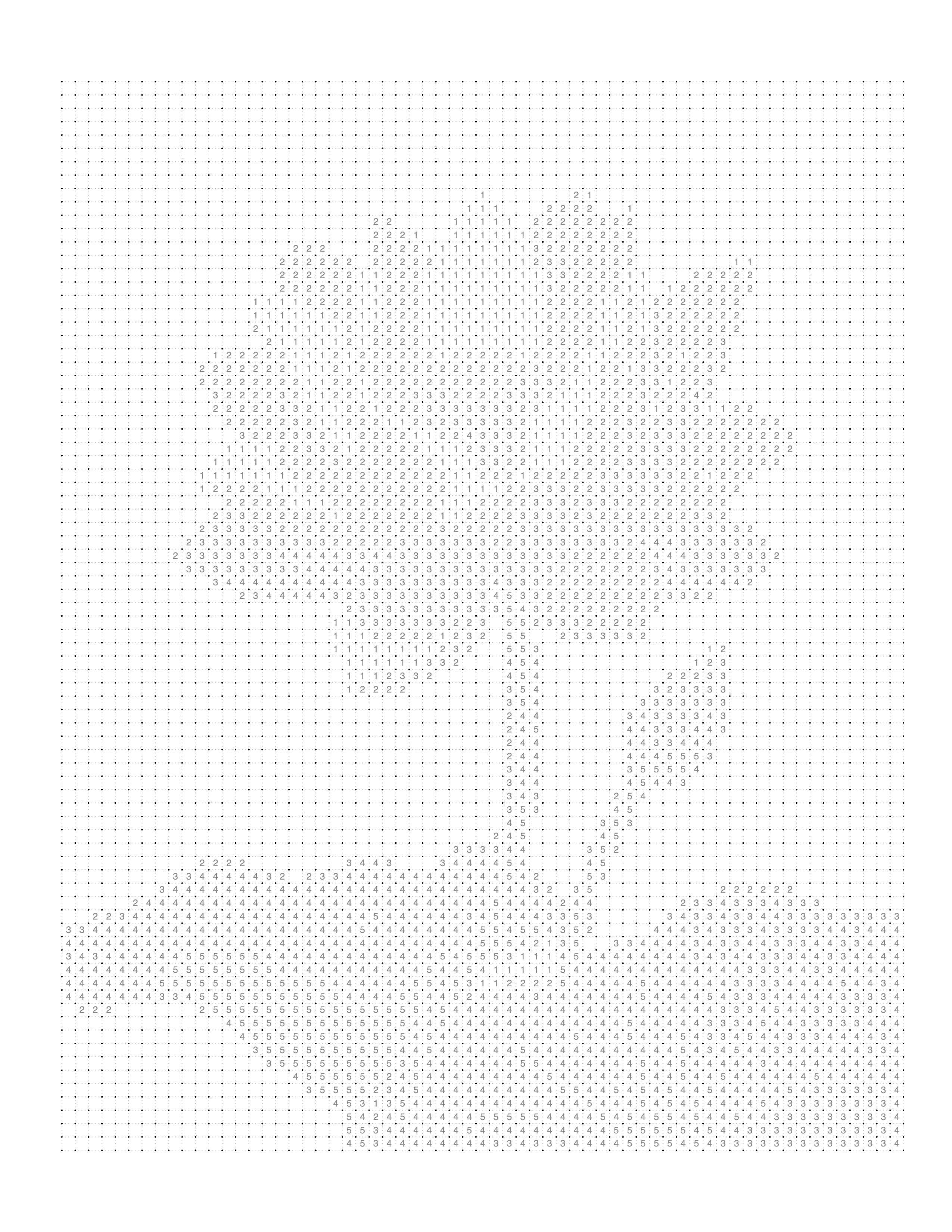 Lotus flower Square Mark page — empty symbol grid ready to print or upload to KDP, hexagonal mark pattern visible
