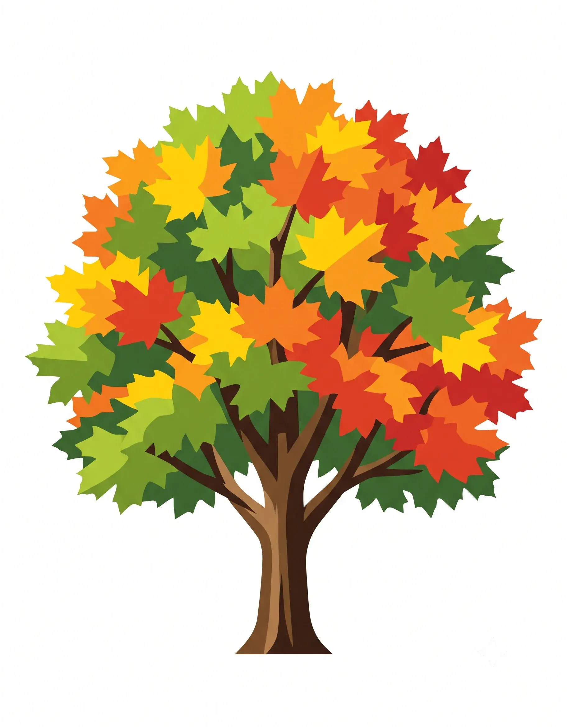 Original blossom tree illustration