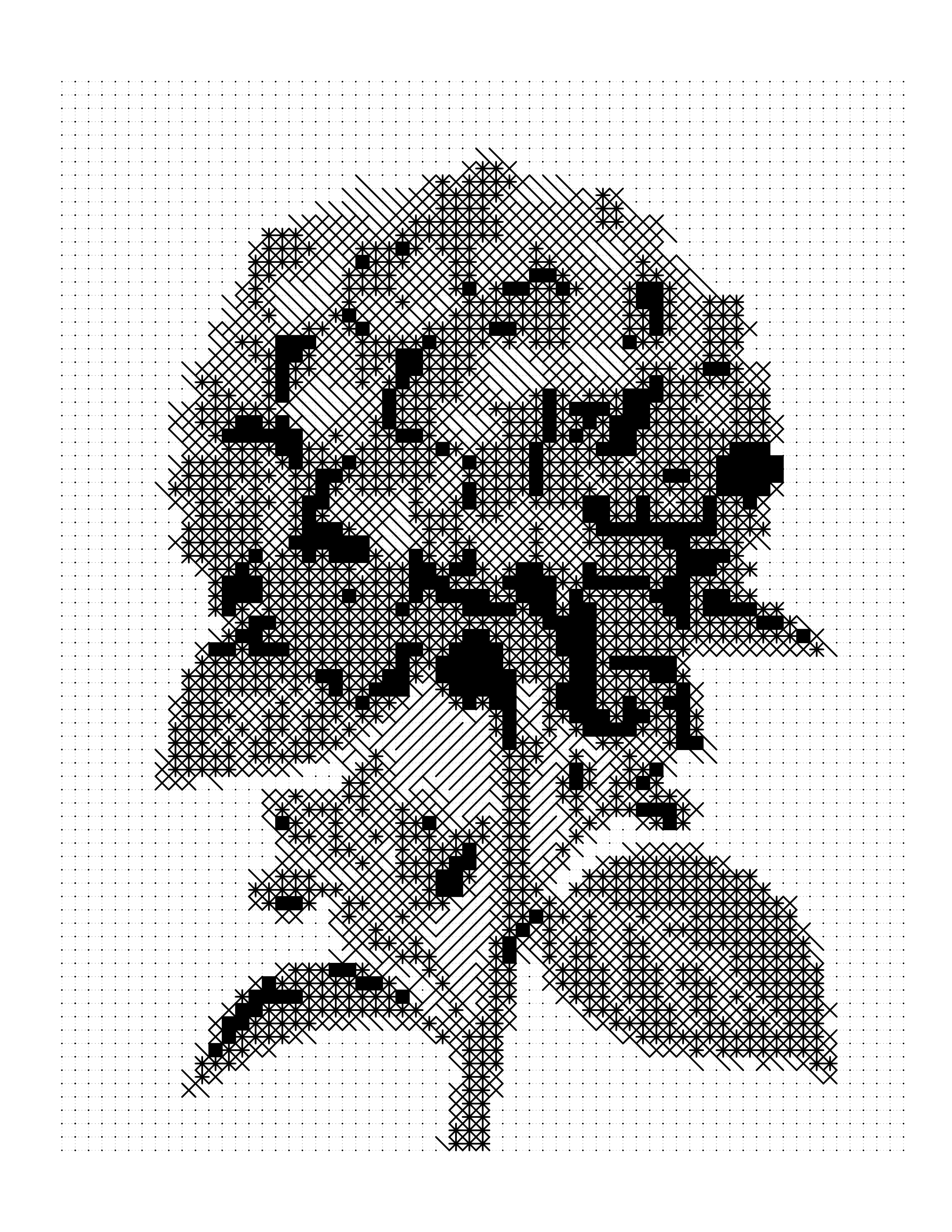 Colored Blue Hydrangea coloring page example