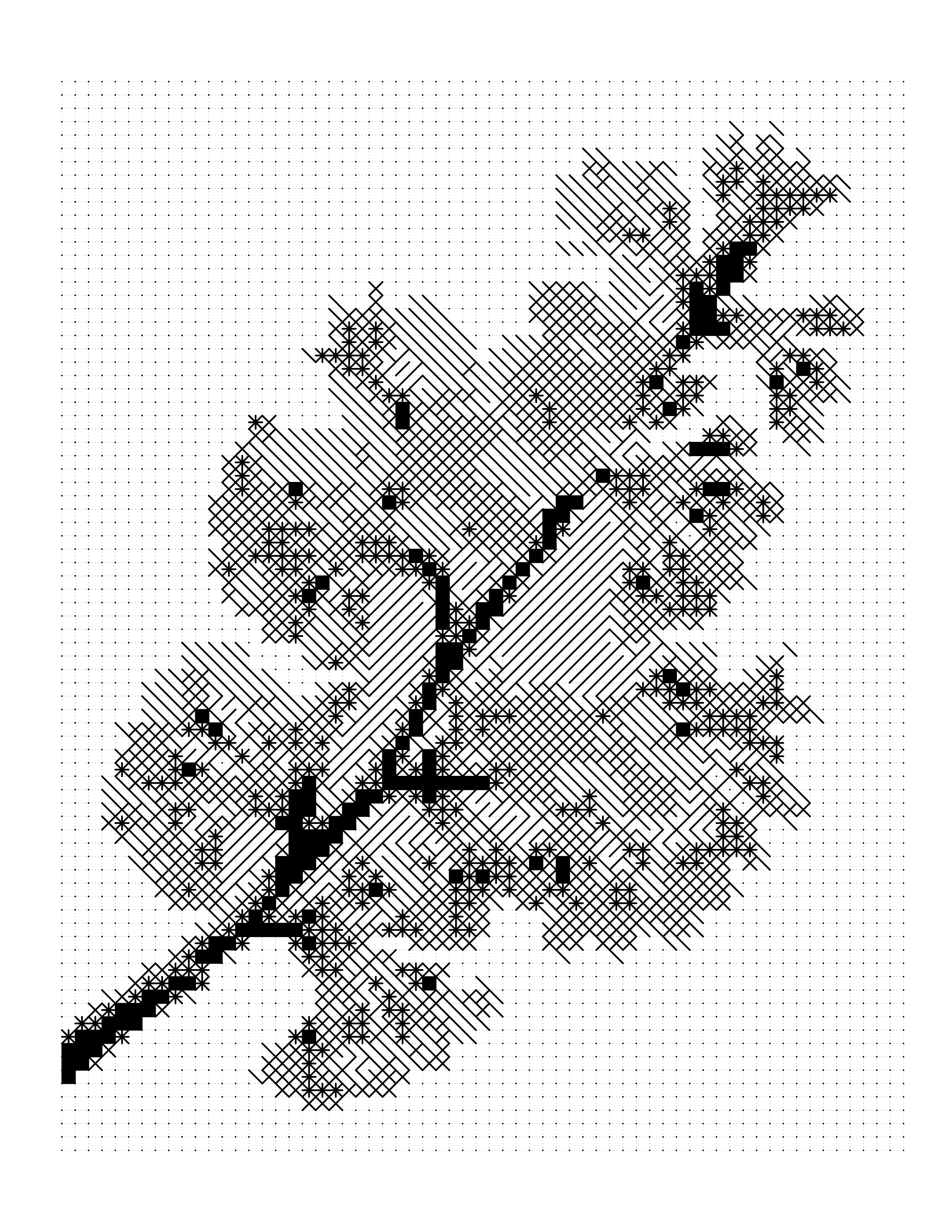 Colored Cherry Blossom coloring page example