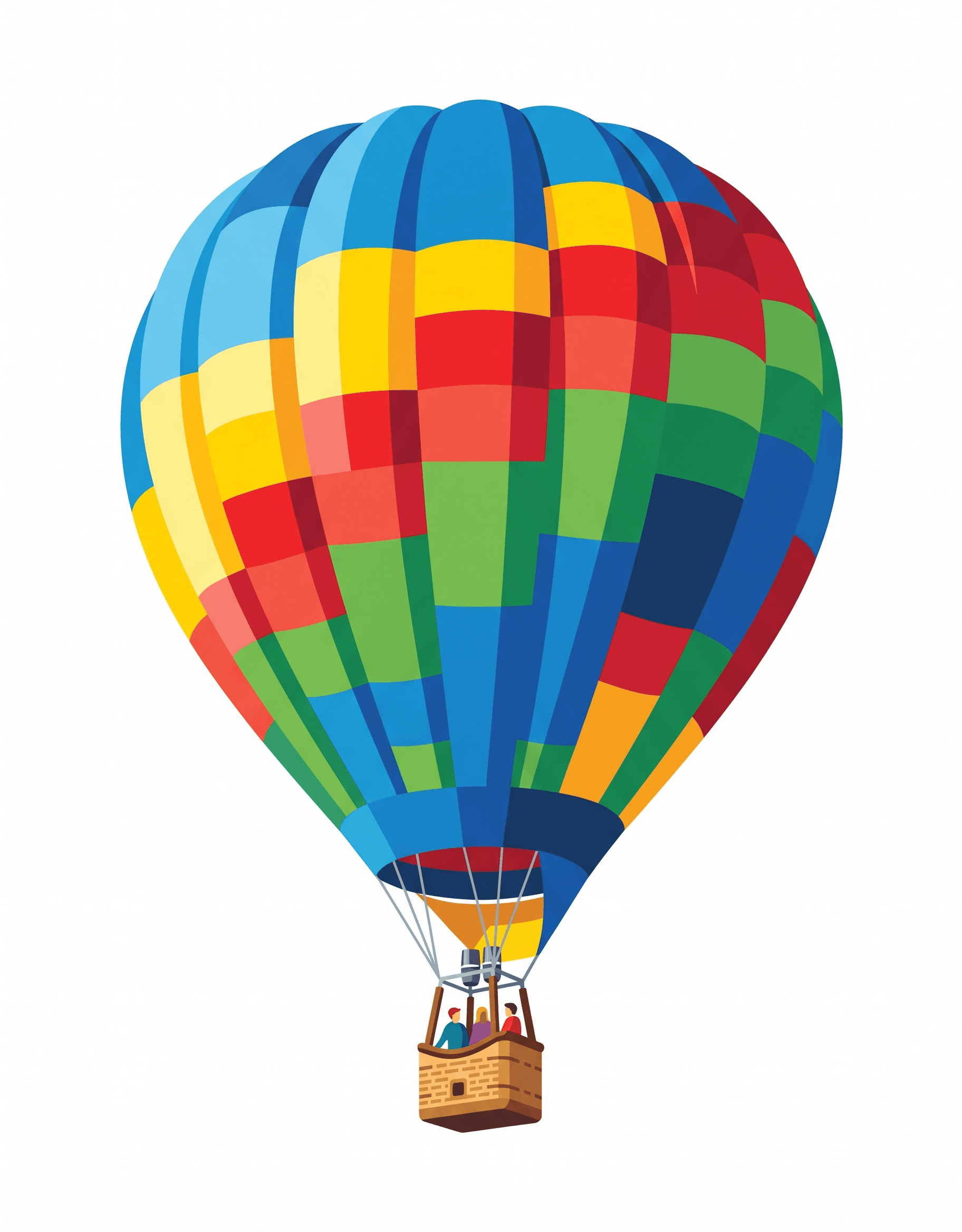Original hot air balloon source photo