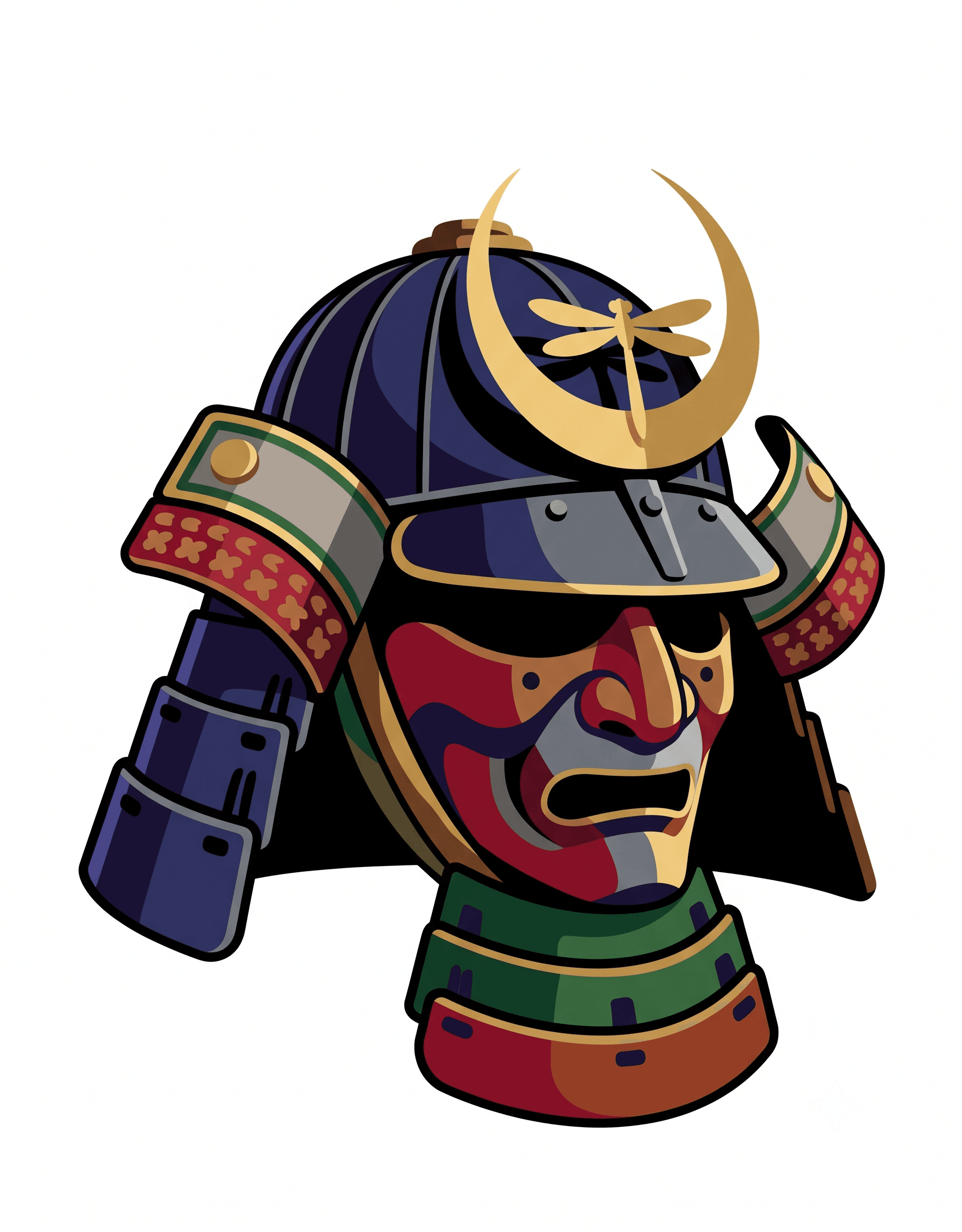 Original samurai source photo used for conversion