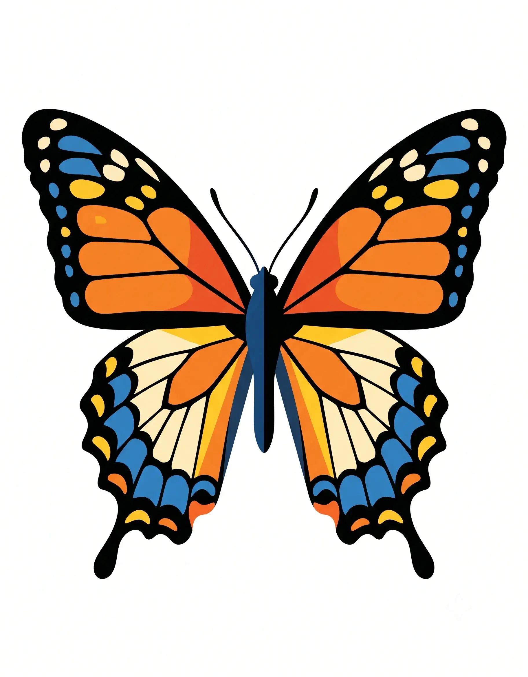 Original butterfly illustration